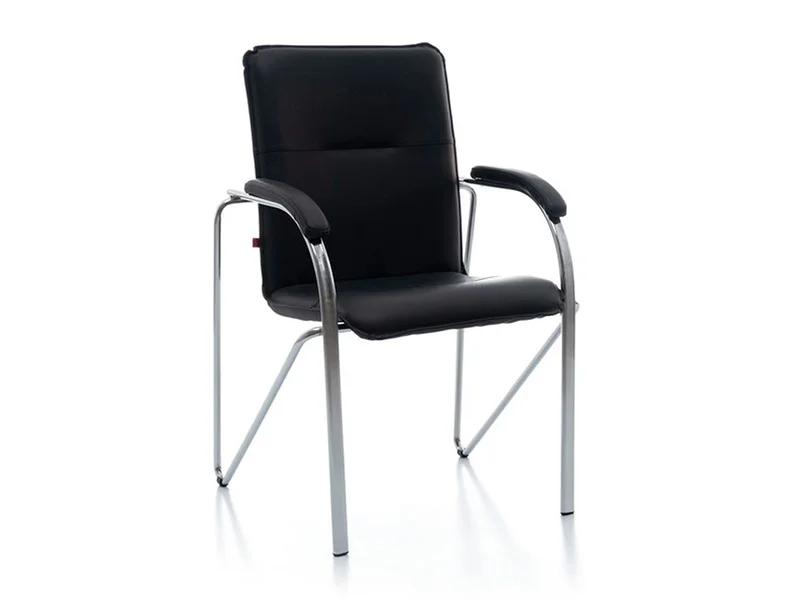 Стул Samba черный (металл, экокожа)